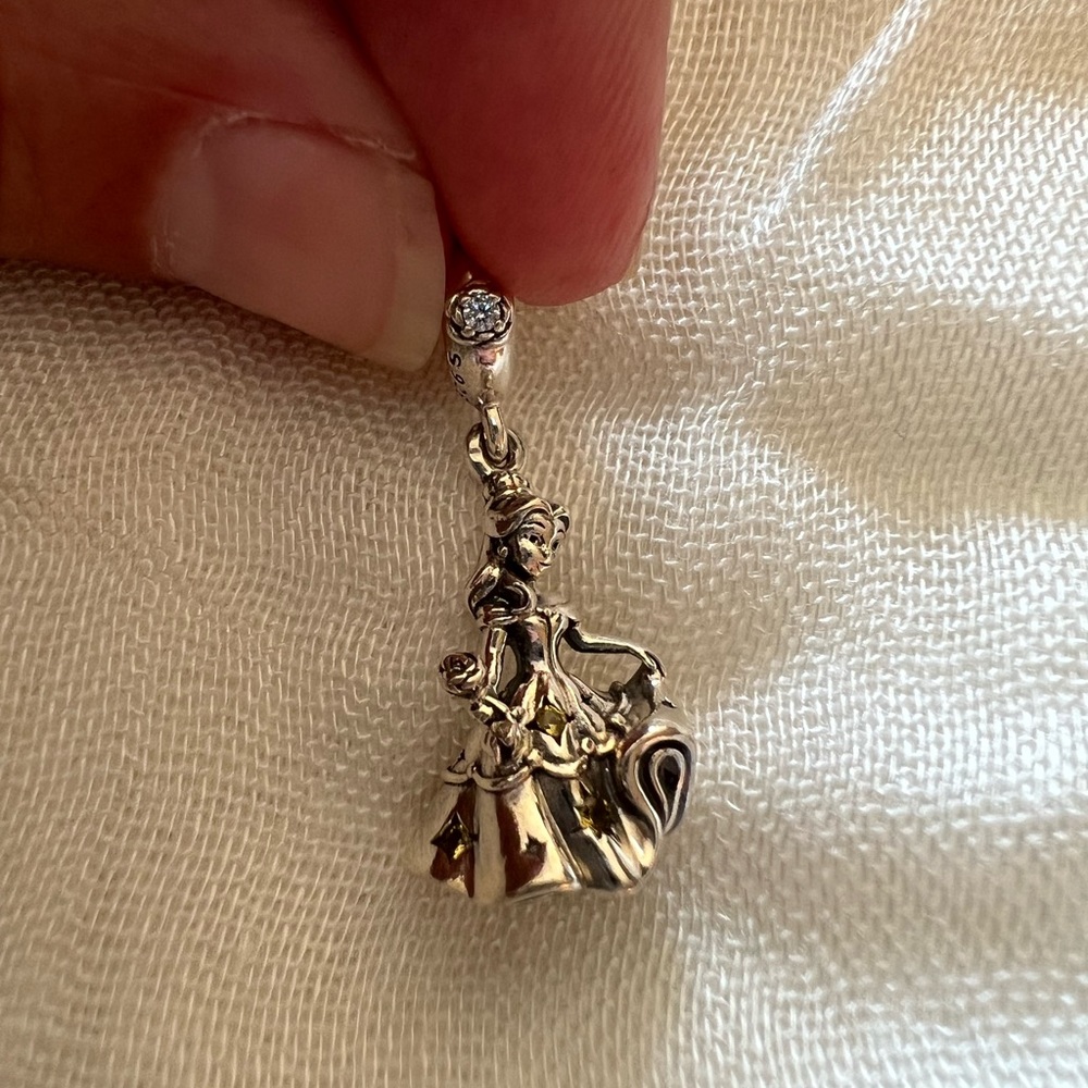 Authentic Pandora Disney Beauty And The Beast Cha… - image 7